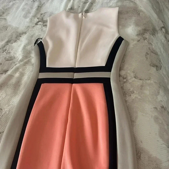 Calvin Klein Color Block Dress Size 4 - Picture 7 of 9